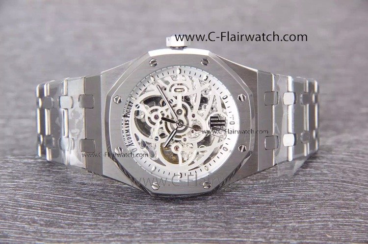 Buy Replica Audemars Piguet Openworked White Face Watch